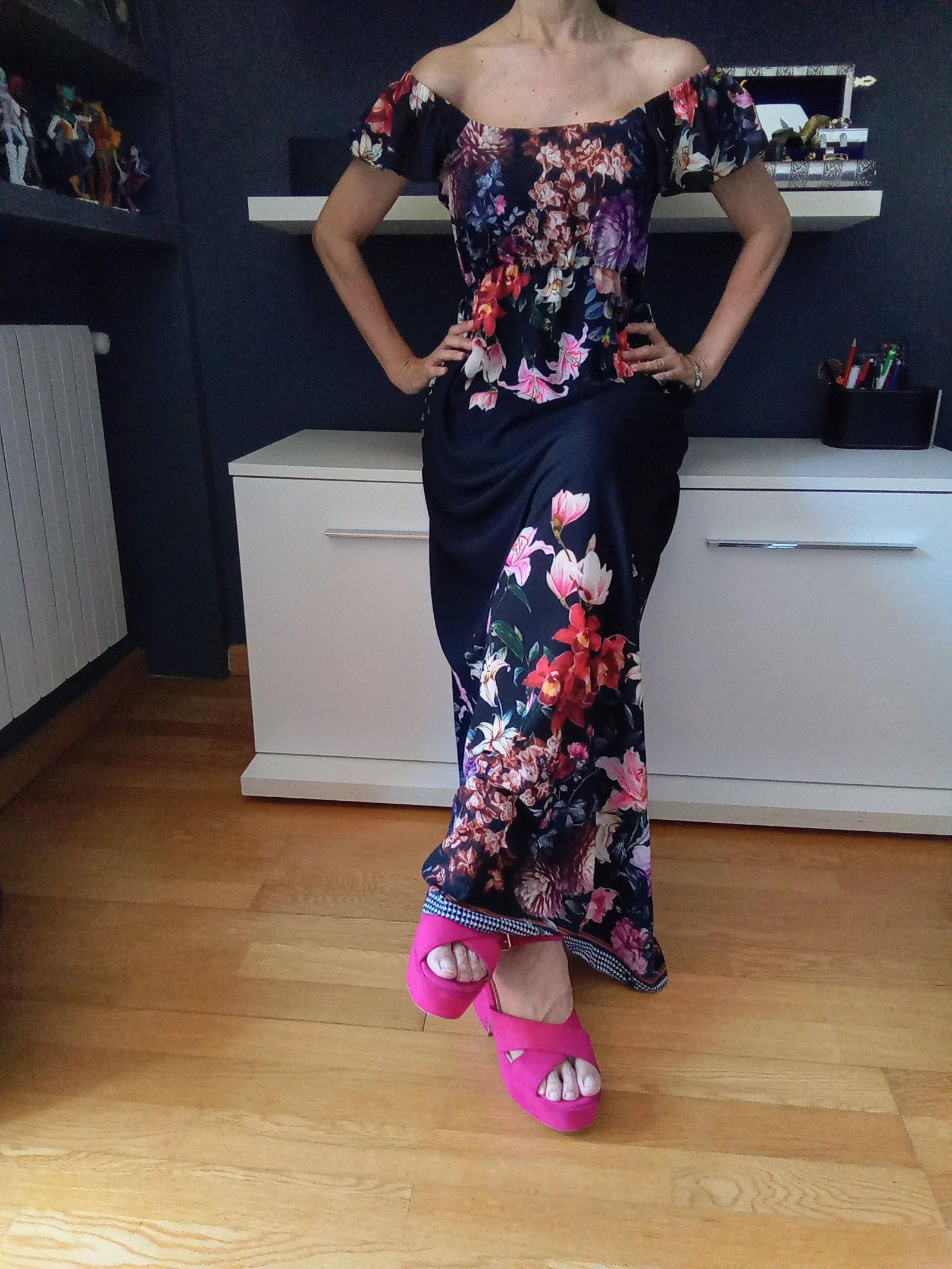 Floral Print Bohemian Maxi Dress – photo 6